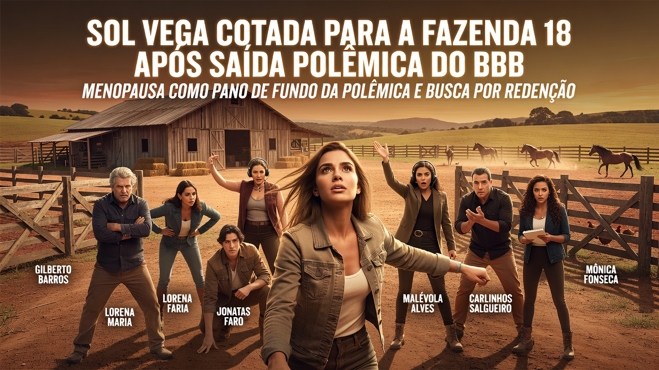 Sol Vega é cotada para A Fazenda 18 após saída polêmica do BBB