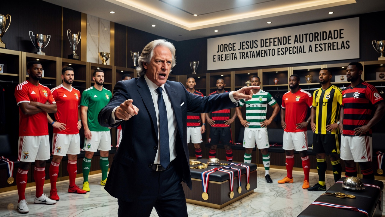 Jorge Jesus Defende Autoridade e Rejeita Tratamento Especial a Estrelas