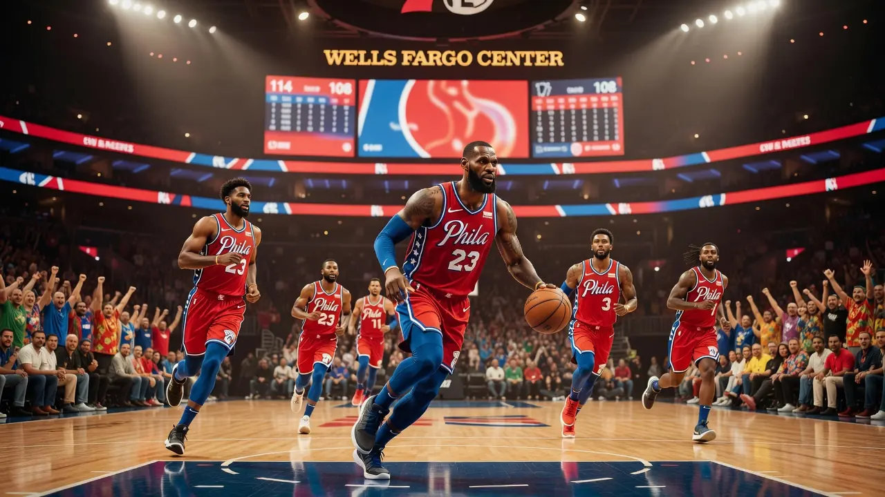 LeBron James Estreia pelo Philadelphia 76ers em Derrota na Pré-Temporada